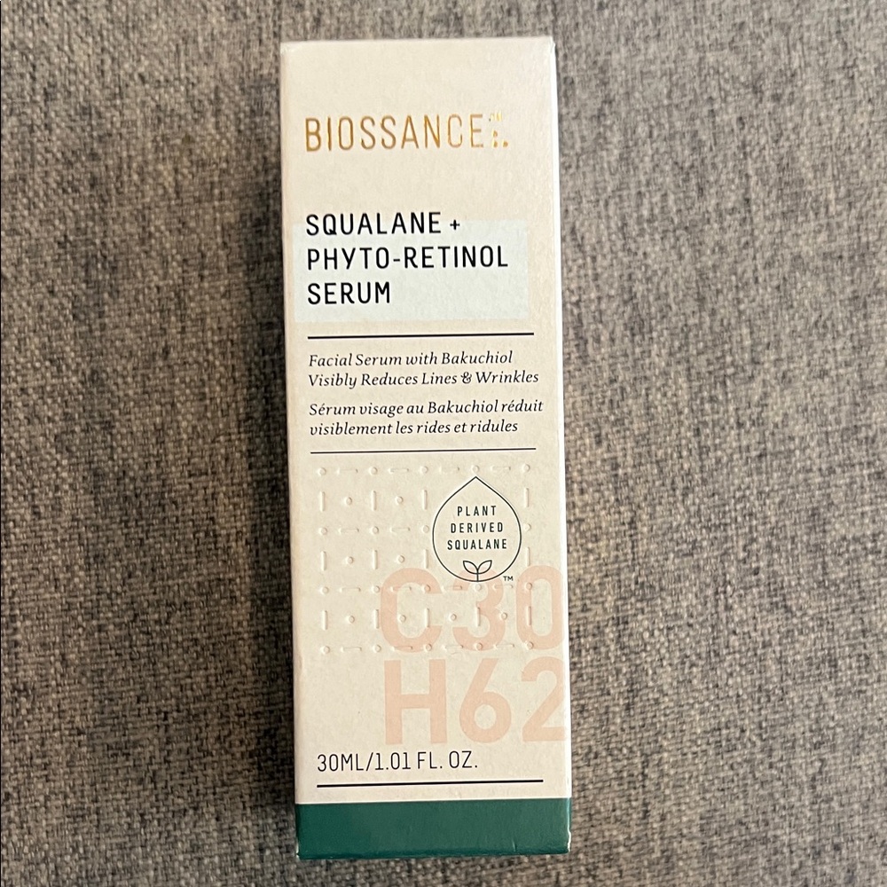 NEW! Biossance Squalane + Phyto-Retinol Serum